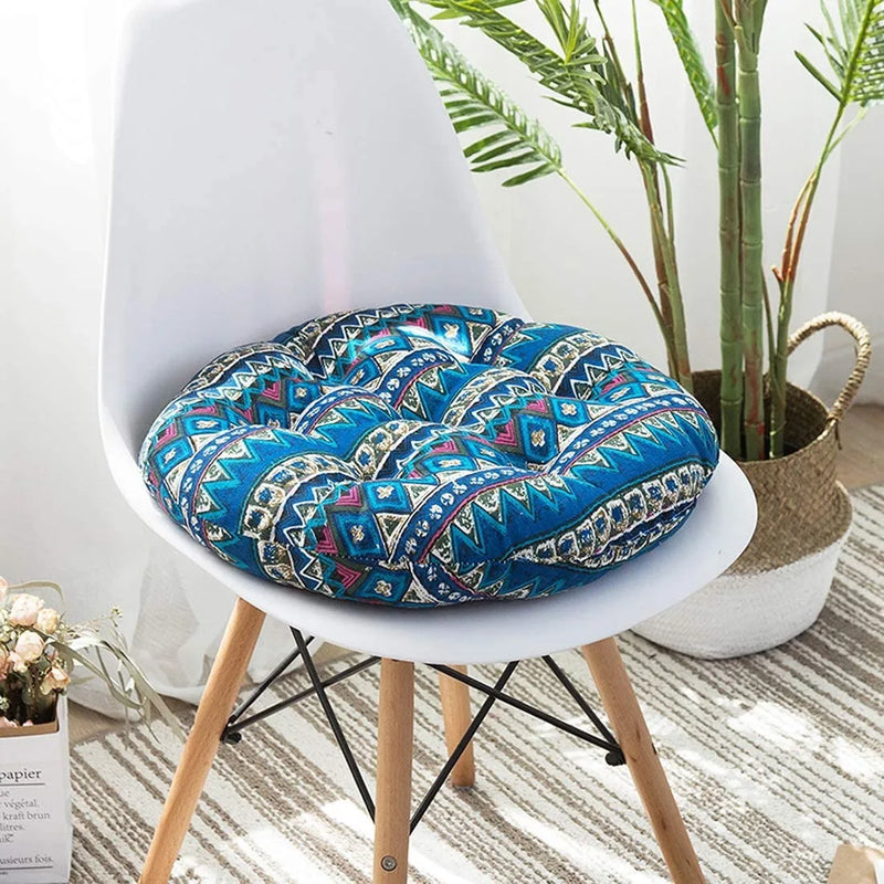 Afralia™ Bohemian Mandala Meditation Cushion Pouf for Living Room, Kids & Adults