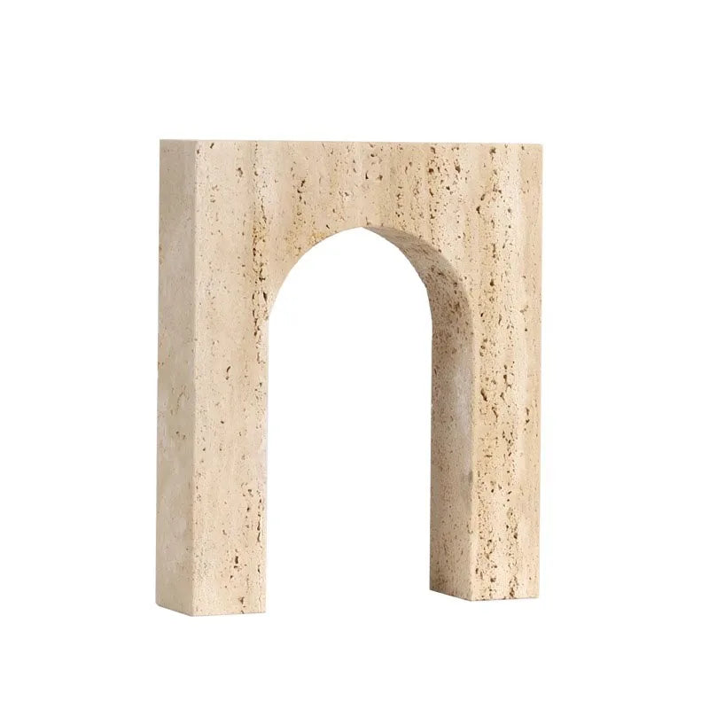 Afralia™ Arch Stone Geometry Ornament Modern Desk Decoration Artwork Statue Room Decor