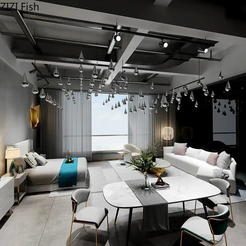 Afralia™ Water Droplets Wall Hanging Ornaments | Simple Room Decor and Backdrop Display