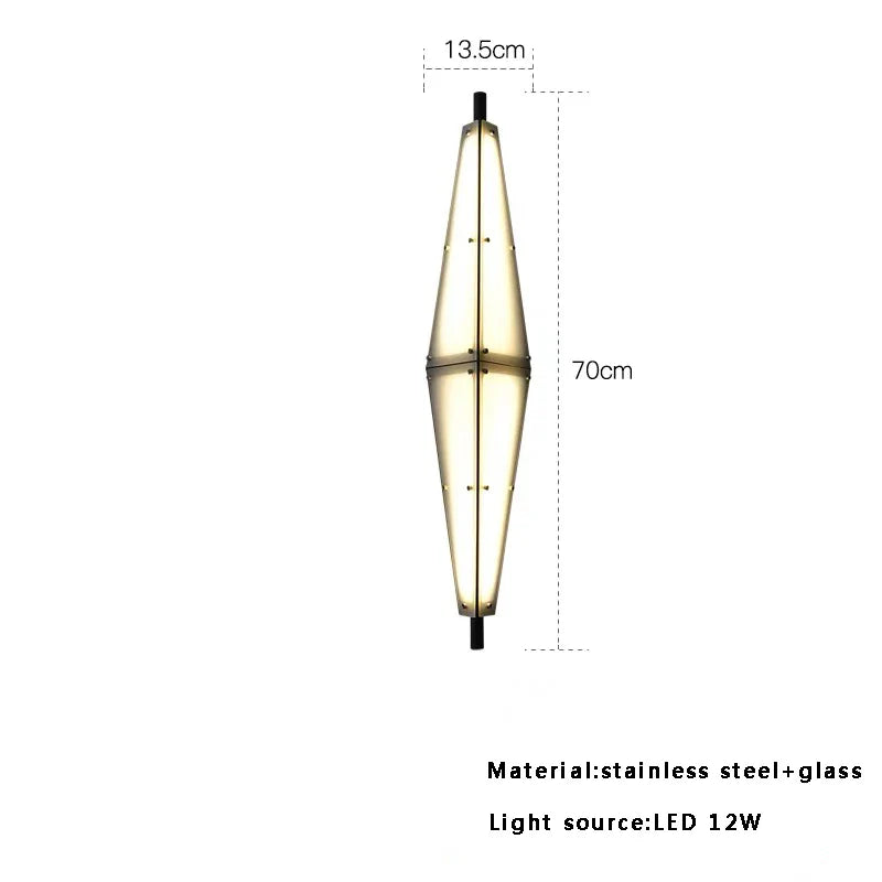 Afralia™ Glass Cone Chandelier: Height Adjustable Luxury Art Indoor Pendant Lamp