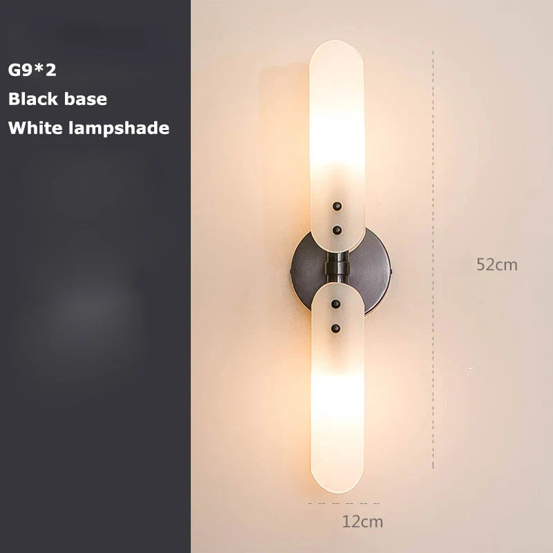 Afralia™ Copper Gold Black LED Wall Sconce Light for Corridor Bedroom Living Room