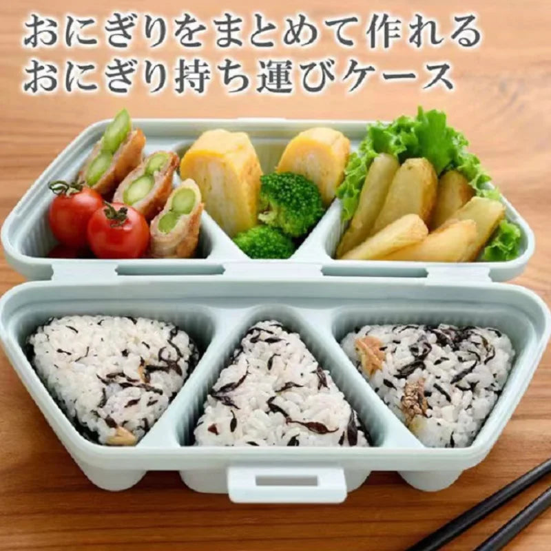 Afralia™ Triangle Sushi Mold Press Rice Ball Maker DIY Bento Kit