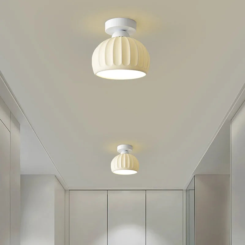Afralia™ Nordic Acrylic Chandelier LED Ceiling Lamp for Aisle Corridor Balcony, E27 Fixtures