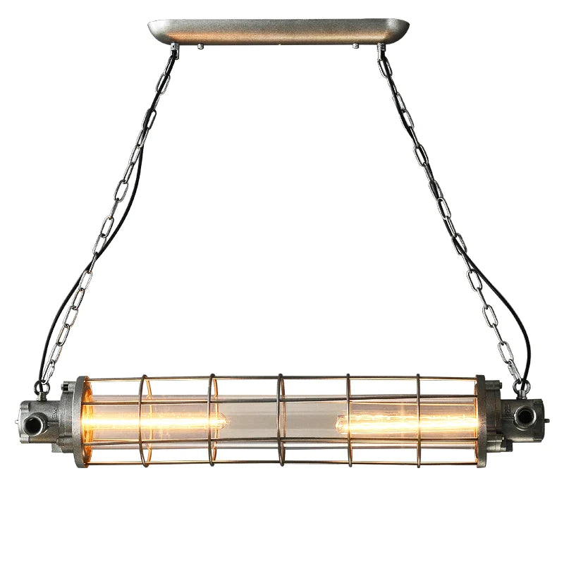 Afralia™ Industrial Chandelier for Loft Cafe Retro Bar Office Table Lamp Shopping