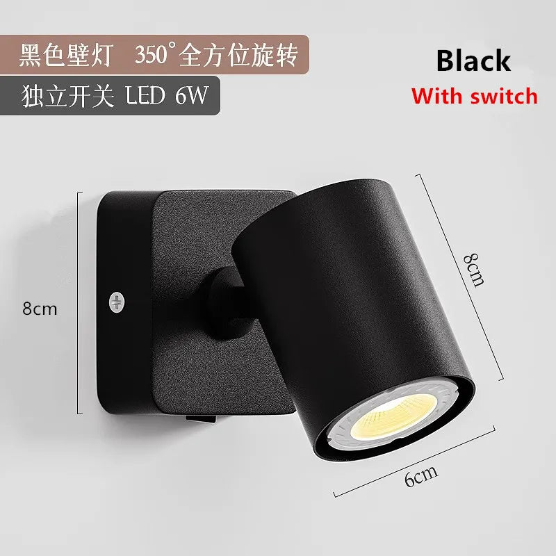 Afralia™ Modern LED Wall Lamp for Bedroom Minimalist Style