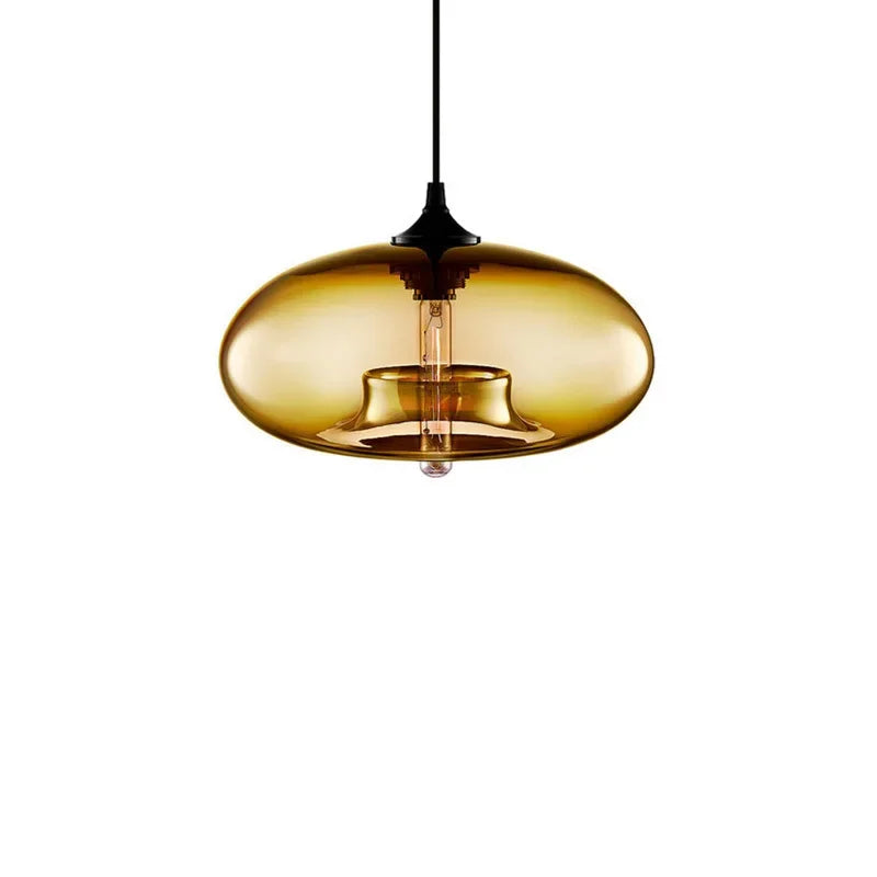 Afralia™ Modern Glass Pendant Chandelier for Dining Kitchen Bedroom Bar Restaurant Decor