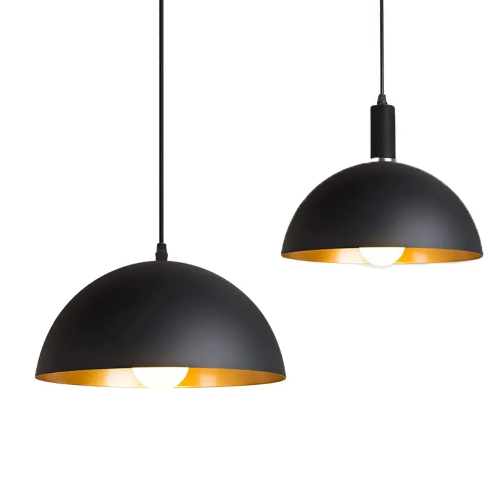 Afralia™ Vintage Industrial E27 Pendant Light Chandeliers for Living Room & Kitchen