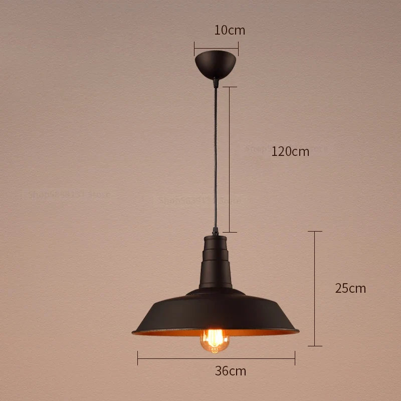 Afralia™ Retro Pendant Lights: Vintage Style Hanging Lamps for Home, Office, and Cafe