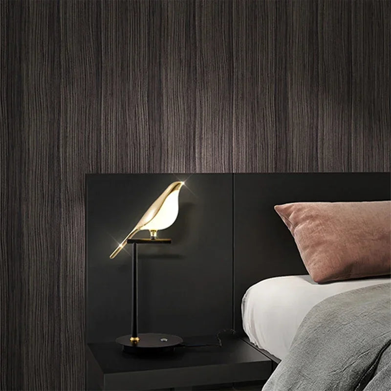 Afralia™ LED Bird Desk Lamp for Bedroom Living Room