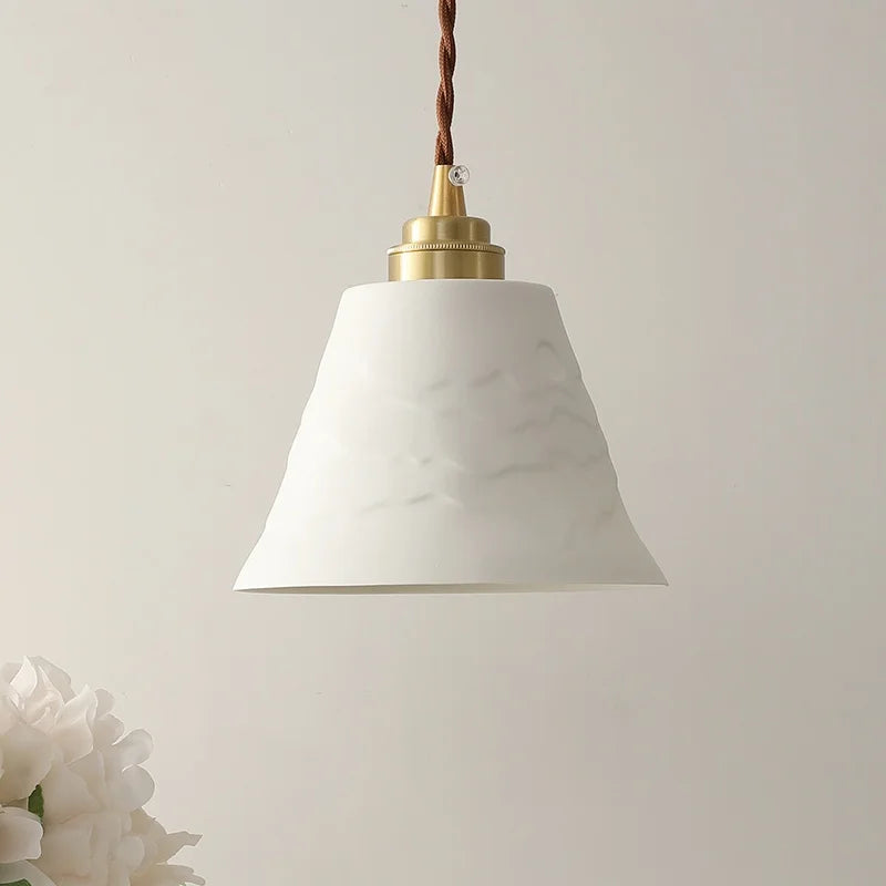 Afralia™ Ceramic LED Pendant Lamp: Adjustable Modern Hanging Light for Kitchen, Dining Room, Bar