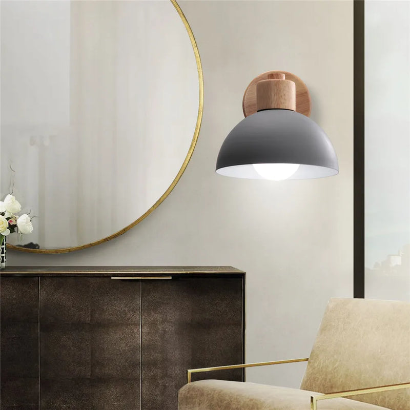 Afralia™ Macaroon Dome Wall Sconce Light for Bedroom and Living Room