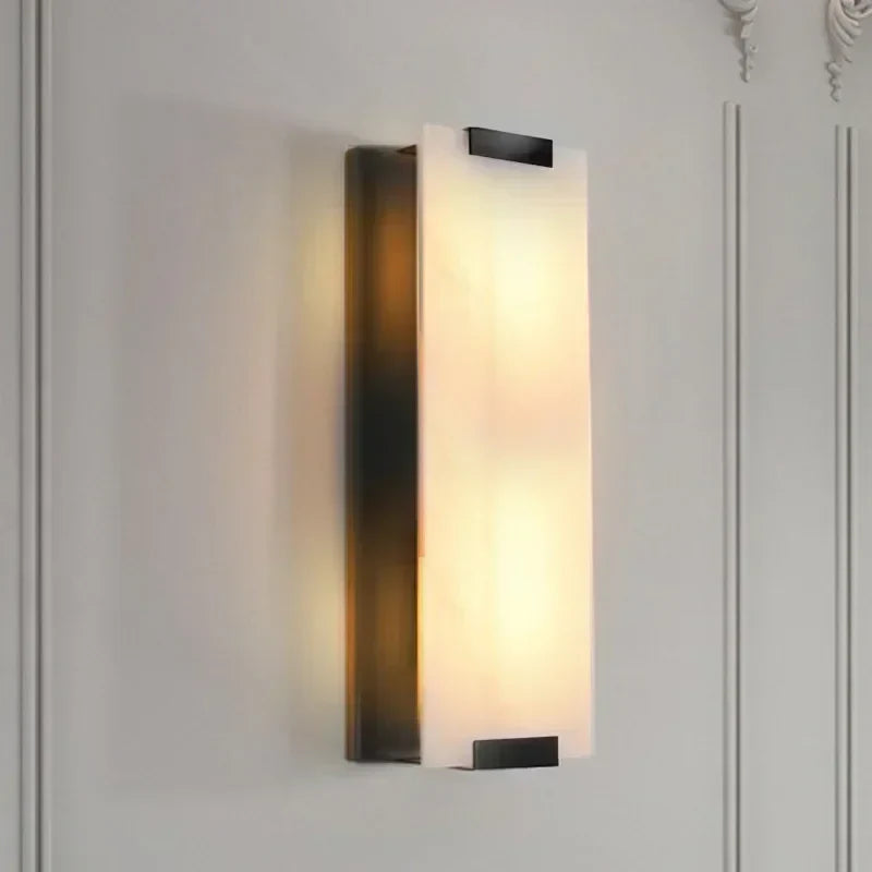 Afralia™ Marble Designer Hanging Wall Lamp for Modern Luxury Home Decor