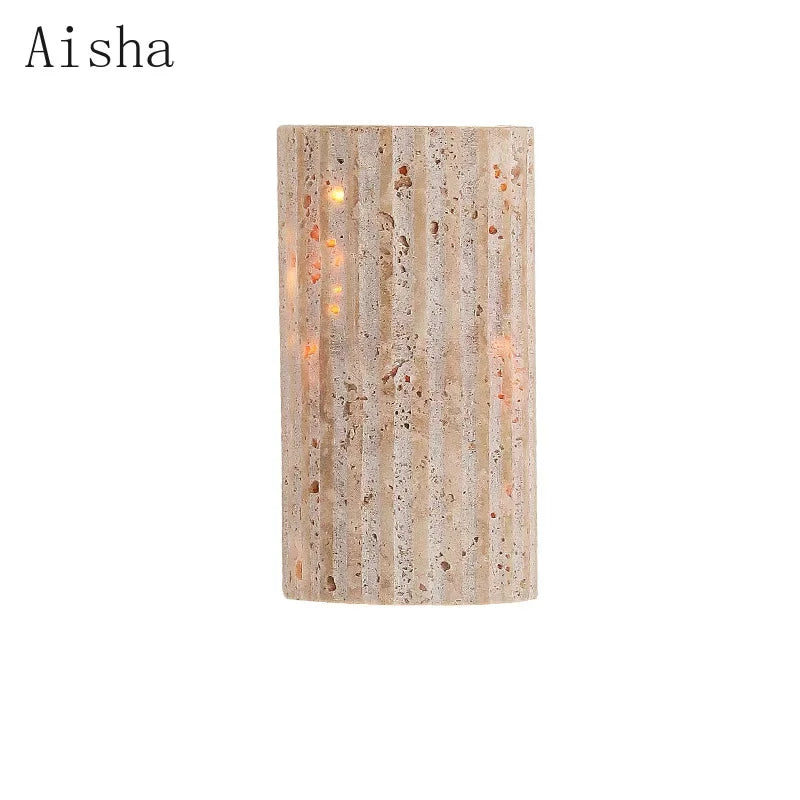 Afralia™ Outdoor Cave Stone Wall Lamp Waterproof Sconces for Courtyard Staircase and Balcony