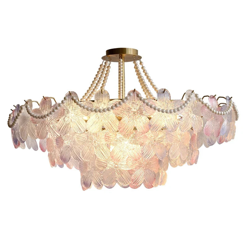 Afralia™ Leafless Crystal Chandelier: Modern French Living Room & Bedroom Lighting