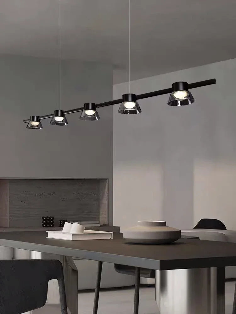 Afralia™ Modern Minimalist LED Pendant Lights for Kitchen Island, Restaurant, and Living Room