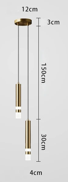 Afralia™ Rotatable Spotlight Pendant Lamp for Modern Bedroom, Living Room, and Kitchen Lighting