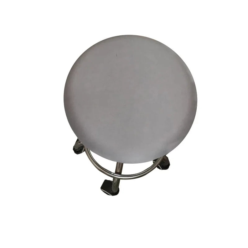 Afralia™ Floral Elastic Round Chair Cover for Home Office Dining Bar Stool.
