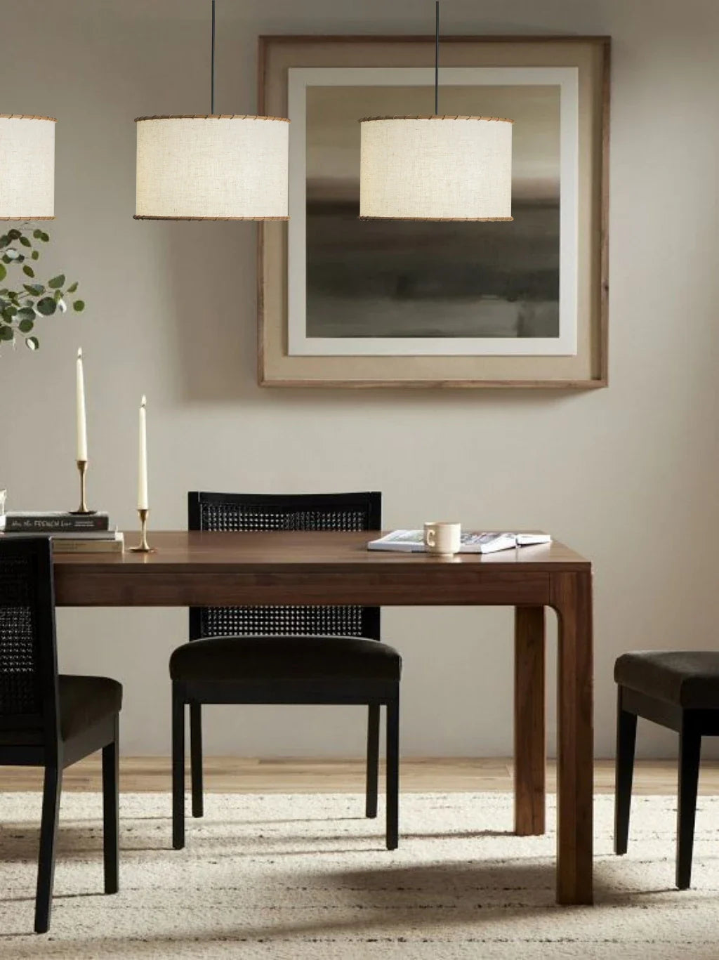 Afralia™ Wabi Sabi Fabric Pendant Light for Living Room, Bedroom, Kitchen Island