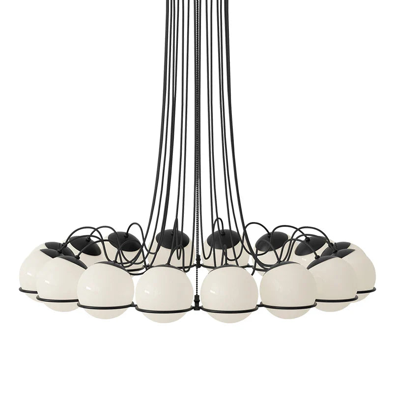 Afralia™ Glass Shade LED Pendant Lights for Modern Nordic Minimalist Home Decor