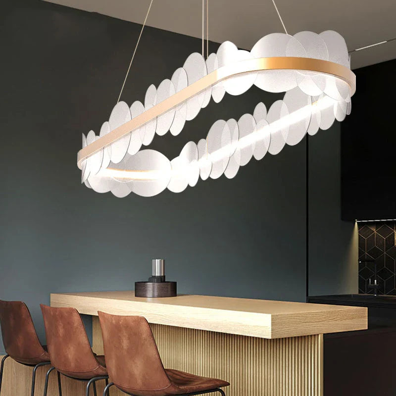 Afralia™ Modern Acrylic Ceiling Chandelier for Loft Living Room, Dining Table, and Home Decor