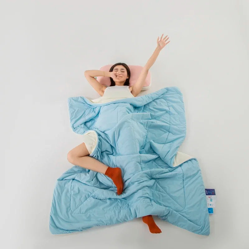 Afralia™ Ice Silk Cooling Blanket: Double-Sided Super Cooling Comforter for a Cool Summer