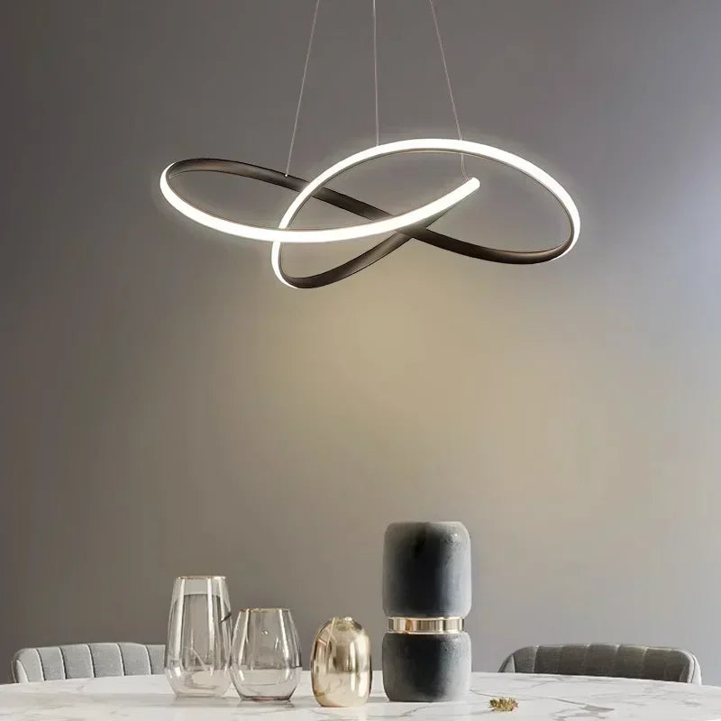 Afralia™ Modern Minimalist Ring LED Pendant Lights for Home Decor Lighting