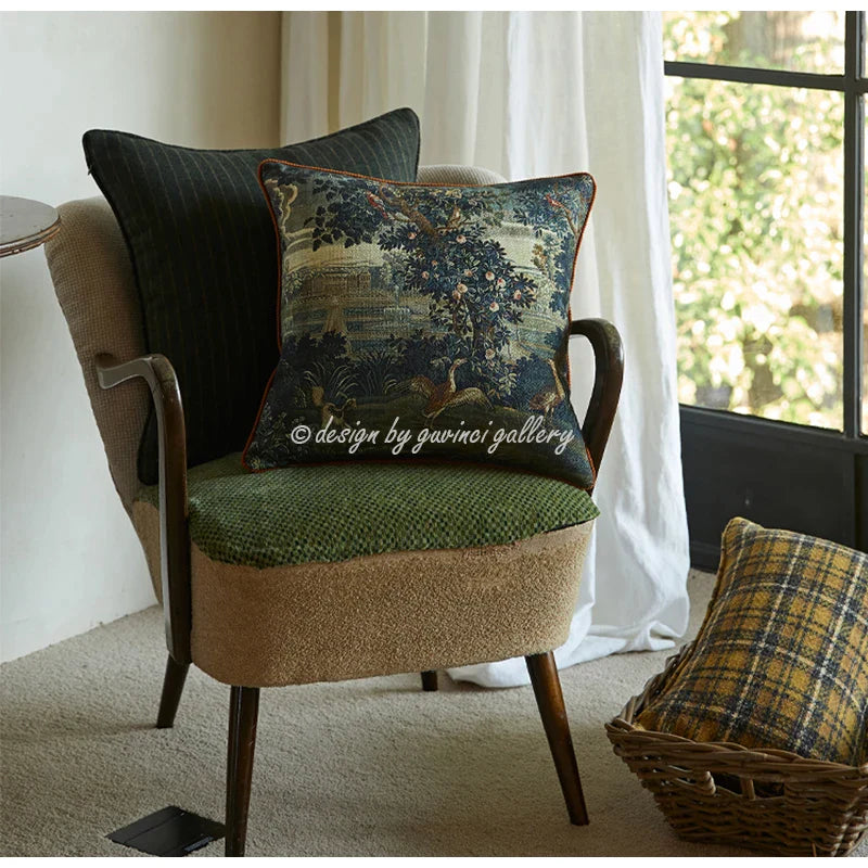 Afralia™ Guvinci Horse Decorative Cushion Cover 45x45cm for Living Room Sofa