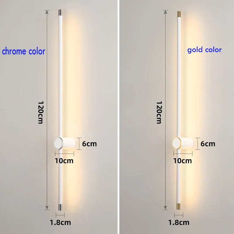 Afralia™ Rotatable Long Wall Sconces for Indoor Living Room Hallway Bathroom Decor