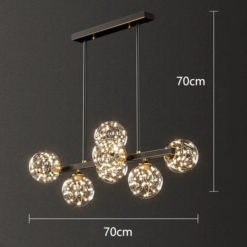 Afralia™ Modern LED Pendant Light for Living and Dining Room Chandeliers
