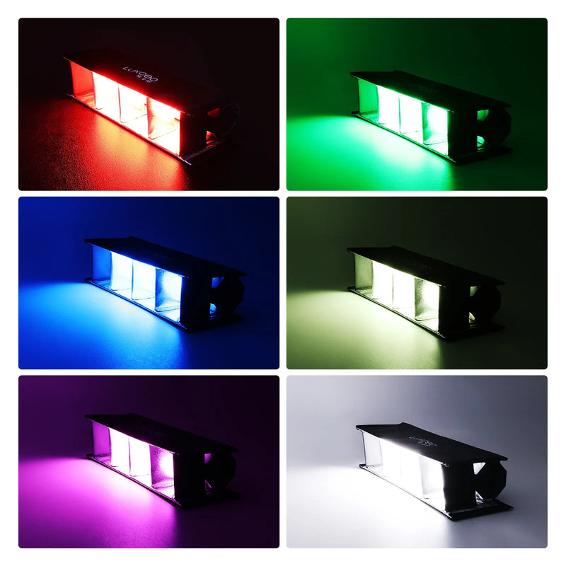 Afralia™ RGB Tube LED Video Light, CRI 95+, IP67, Controlled by app