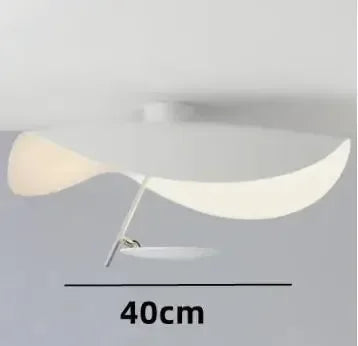 Afralia™ Lederam Manta Pendant: Industrial Black & Gold Ceiling Light with Lotus Leaf Design