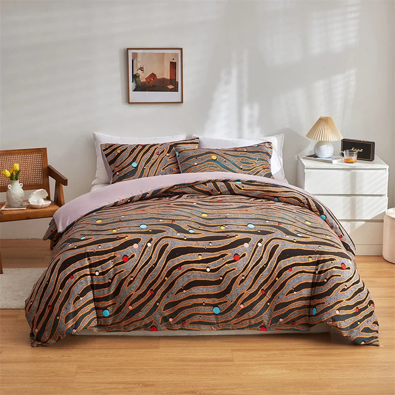 Afralia™ Cosmos Luminous Bedding Set King Queen Double Single Duvet Cover Dream Quilt