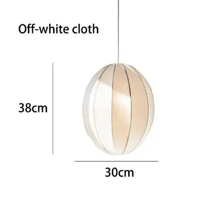 Afralia™ Fabric Pendant Light for Living Dining Bed Room - Vintage Style