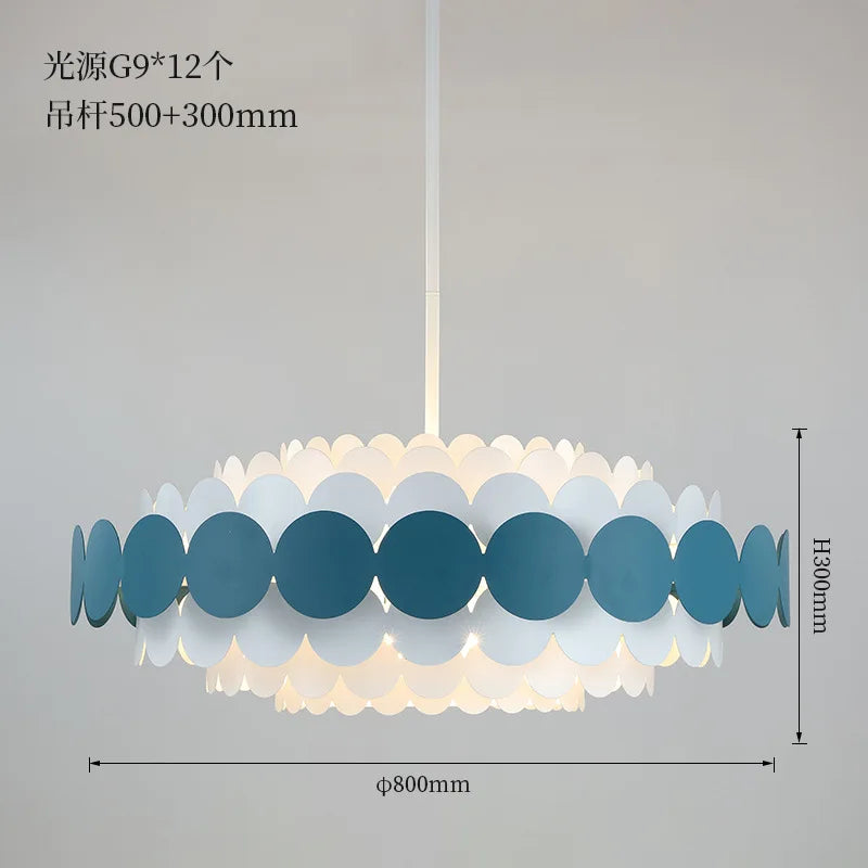 Afralia™ Minimalist Ceiling Chandelier Hanging Lamps for Living Room & Bedroom