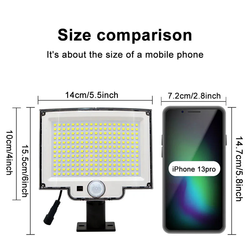 Afralia™ Solar LED Wall Light with PIR Motion Sensor & Remote Control for Outdoor Garden.