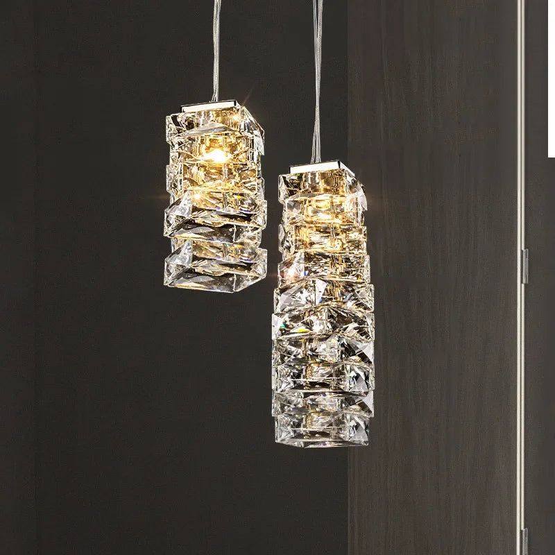 Afralia™ Crystal LED Ceiling Chandelier: Modern Luxury Living Room Wall Lamp