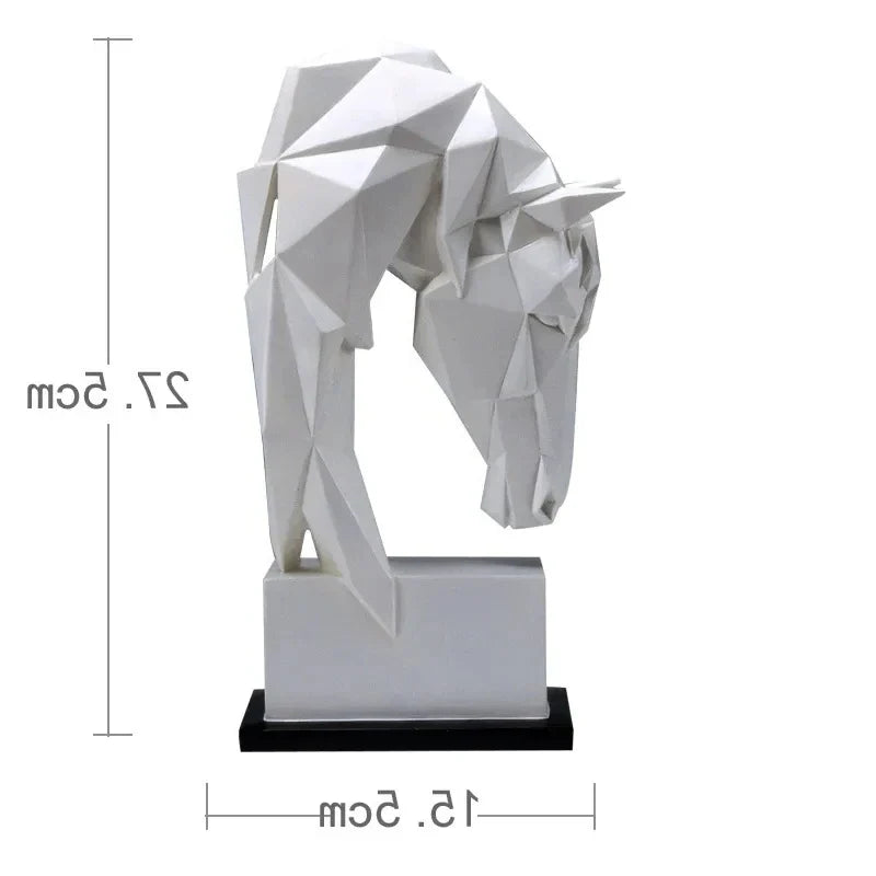 Afralia™ Horse Ornaments: Nordic Art Light Luxury for Living Room, TV Cabinet & Foyer