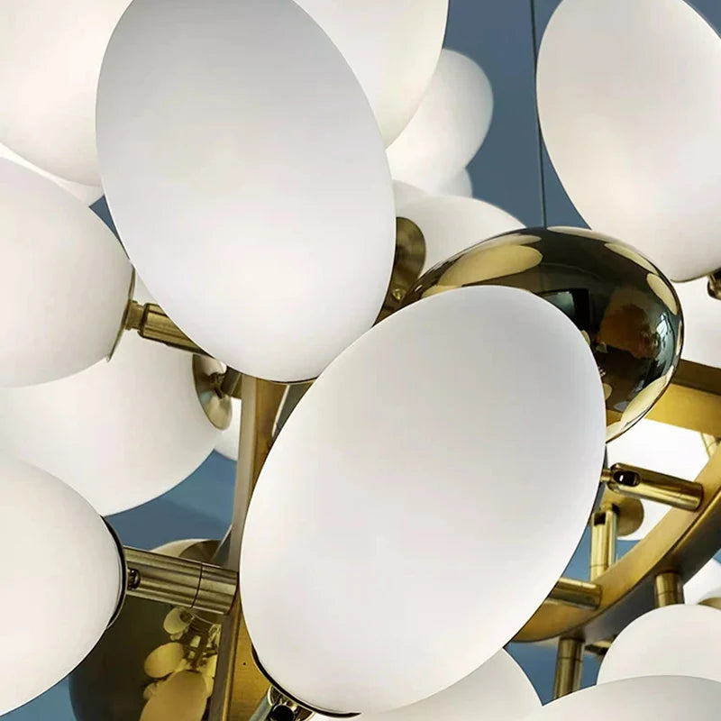 Afralia™ Modern LED Staircase Pendant Light Chandeliers for Living Room Home Decor