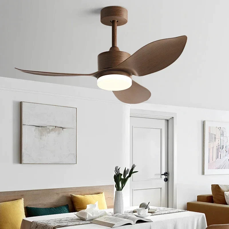 Afralia™ LED Ceiling Fan 24W/30W with Remote Control, Modern Design, 220V/110V