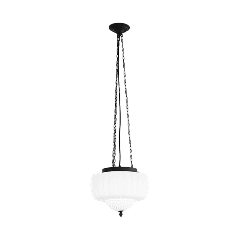 Afralia™ Retro Glass Pendant Lamp for Hallway, Restaurant, Bar, and Homestay