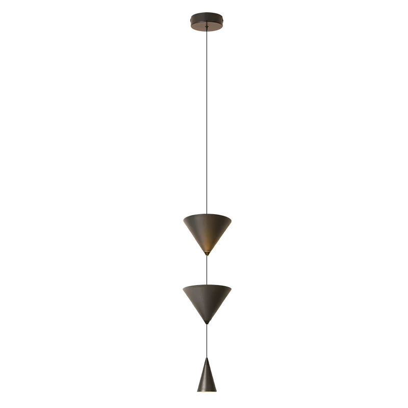 Afralia™ Minimalist Conical Pendant Light for Bedside, Restaurant, and Bar Counter