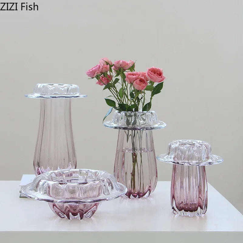 Afralia™ Glass Vase Hydroponics Table Decoration Flowers Arrangement Room Decor