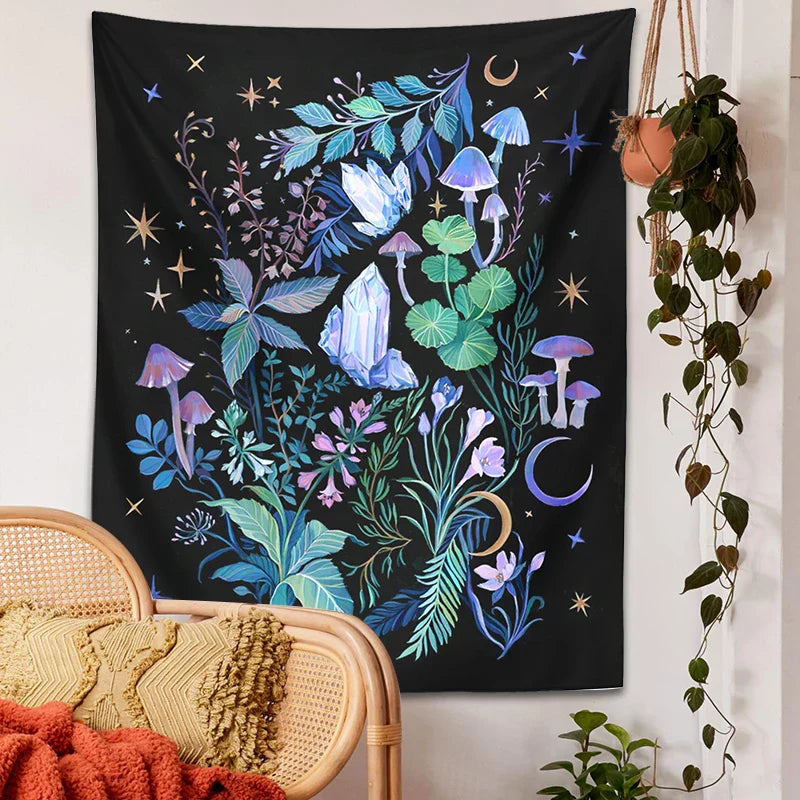 Afralia™ Magical Gardens Wall Tapestry for Bedroom, Dorm & Living Room Decor