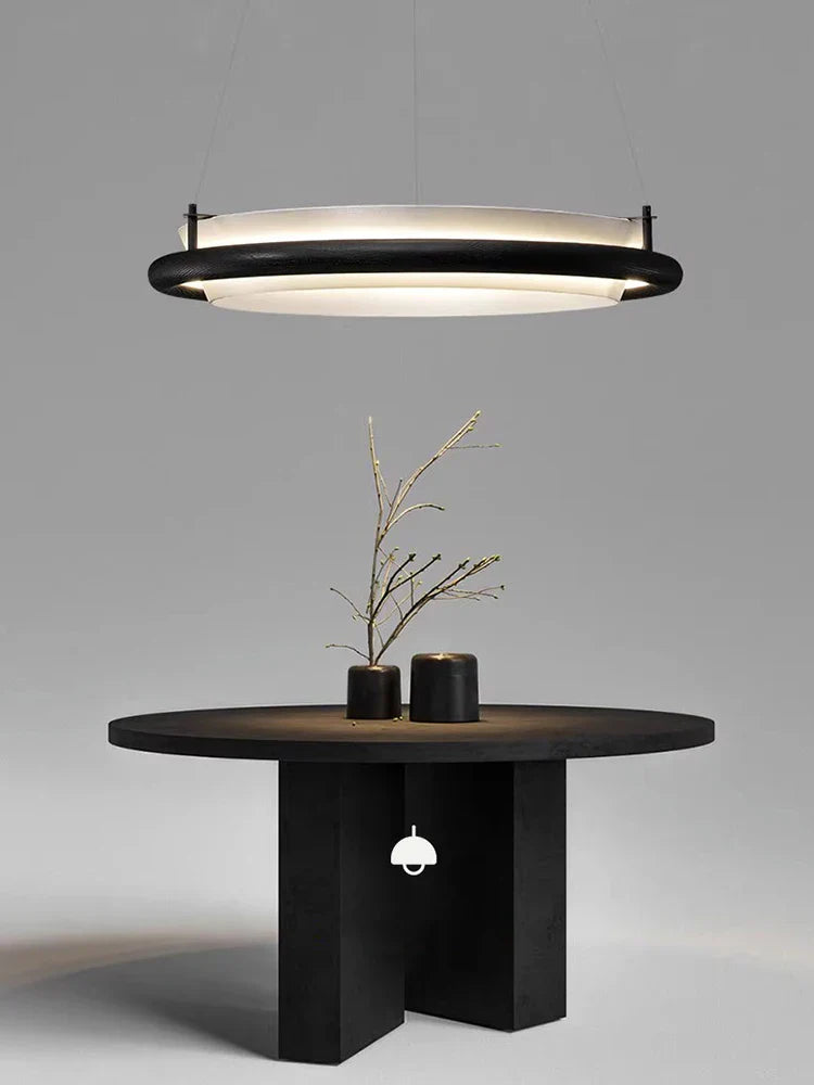 Afralia™ Wood Ceiling Chandelier LED Dining Room Hanging Lamps