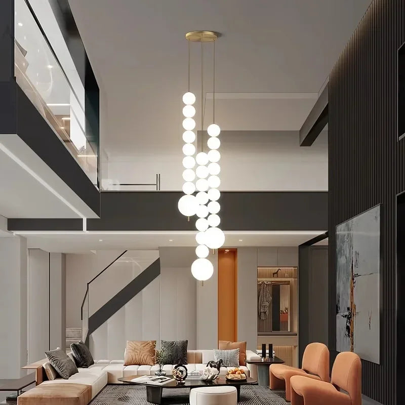 Afralia™ Nordic Pendant Chandelier Dining Room Ceiling Lamp Living Room Hanging Light