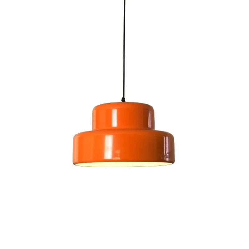 Afralia™ Nordic Antique Orange Restaurant Pendant Light | Bauhaus Japanese Table Lamp