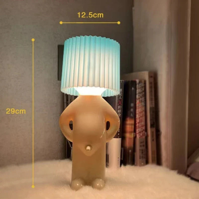 Afralia™ LED Pleats Table Lamp: Creative Unique Reading Light for Bedroom, Children's Gift