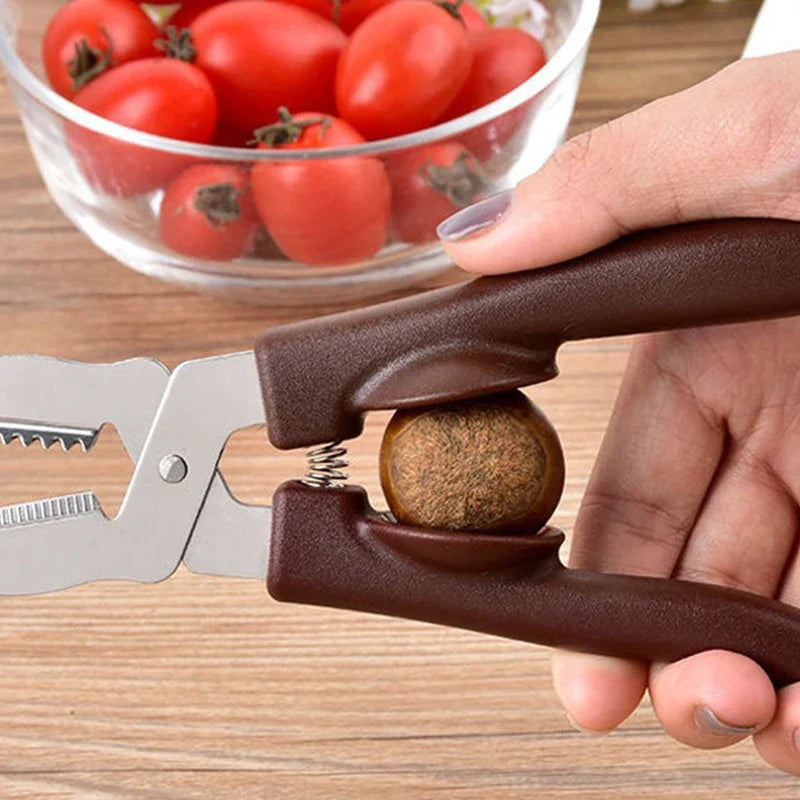 Afralia™ Chestnut Cracker Scissors Nut Opener Durable Cutter Peeler Tool Pecan