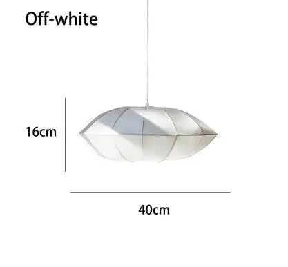 Afralia™ Fabric Pendant Light for Living Dining Bed Room - Vintage Style