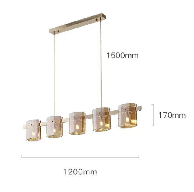 Afralia™ Modern Smoky Glass Chandelier Lighting for Luxury Room Decor & Ambiance